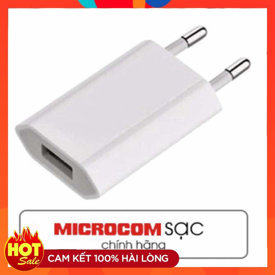 Sạc iphone dẹt Microcom