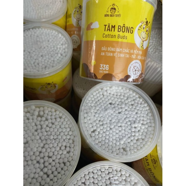 Tăm bông trẻ em Bạch Tuyết tiệt trùng,vệ sinh tai, mũi cho bé