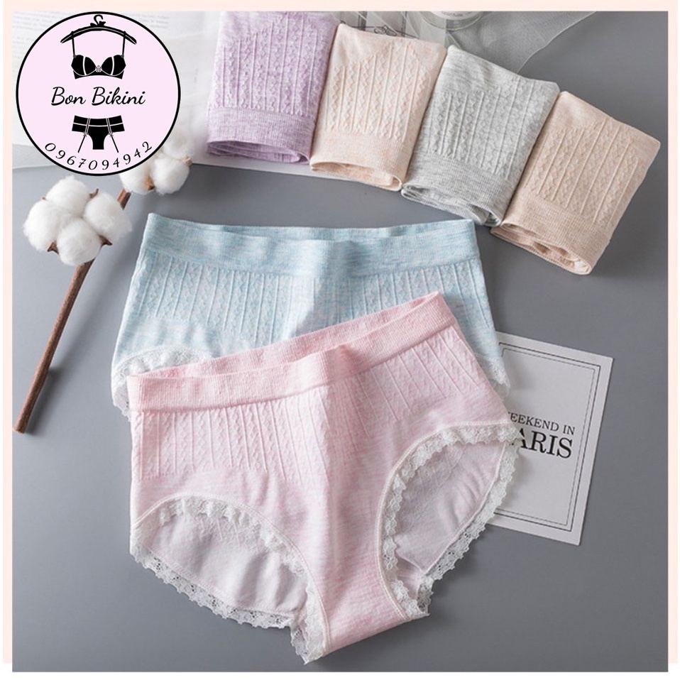 Quần lót nữ cotton CAO CẤP kháng khuẩn FREESIZE dưới 57kg Sexy.bg