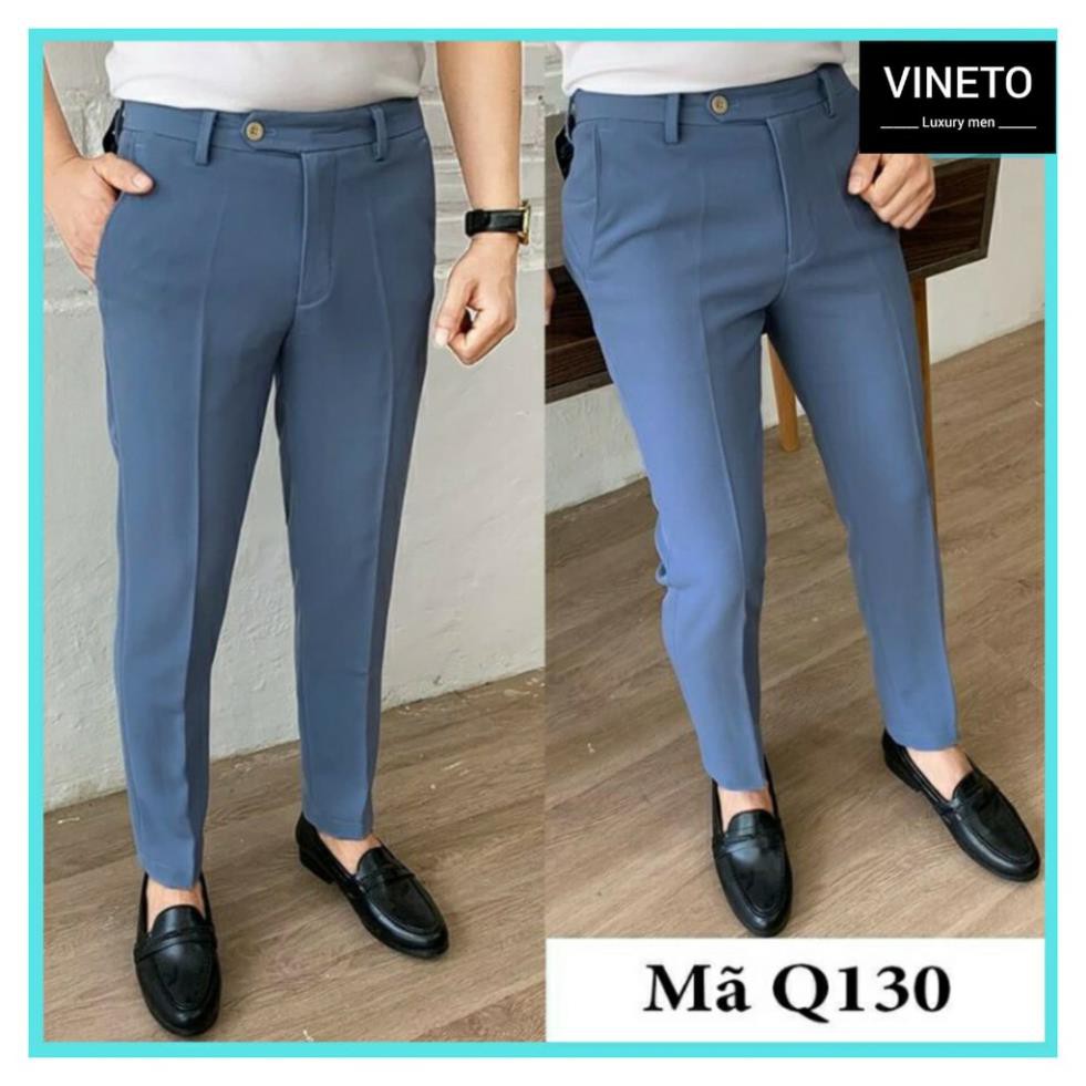 [Mã FASHIONT4MA2 giảm 10K đơn 50K] Quần tây( âu ) nam màu đen kiểu dáng Hàn Quốc Cao Cấp