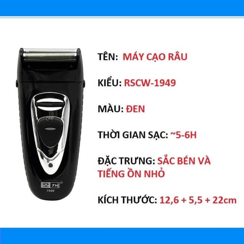 Máy Cạo Râu Hàn Quốc Sạc Pin Cao Cấp