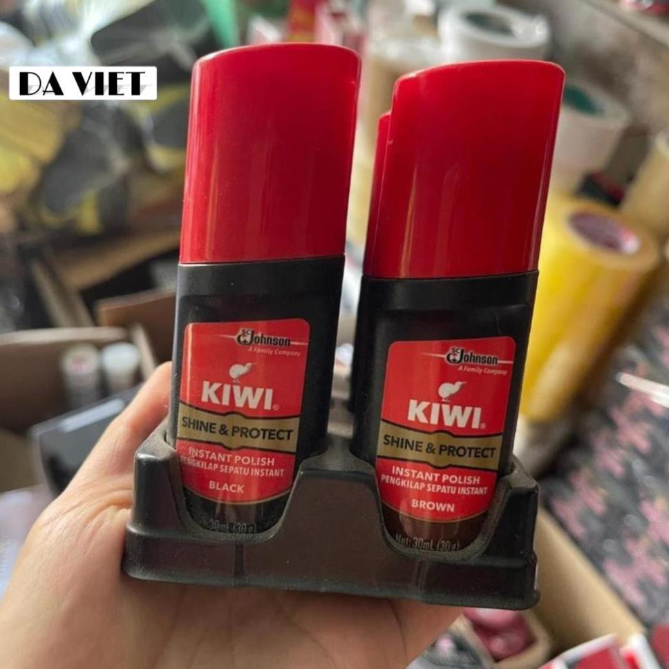 [GÍA GỐC TẬN XƯỞNG]Xi Đánh Giày Nước KIWI Thái Lan Chính Hãng Màu Đen, Nâu(30g)