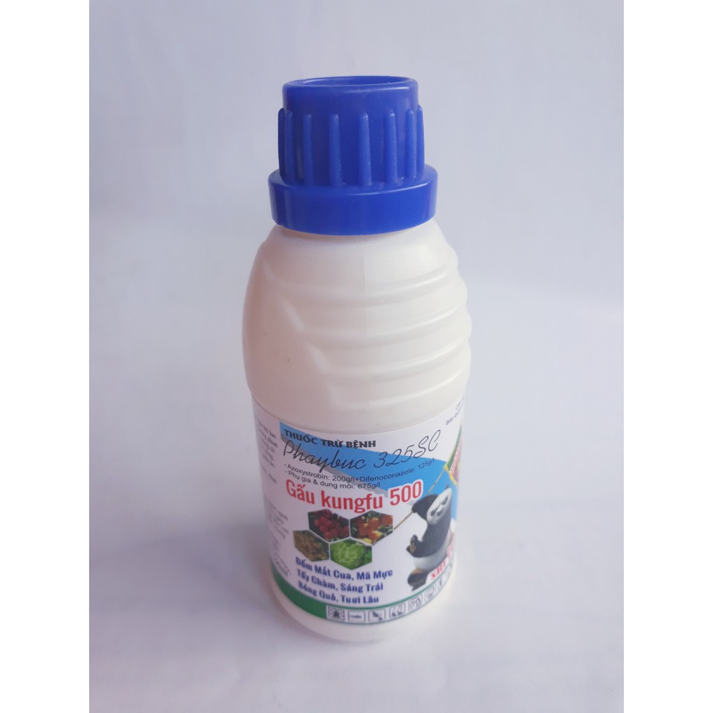 Trừ bệnh hại cây PHAYBUC 325SC GẤU KUNGFU500(100ml) đặc trị đốm mắt cua, mã mực, tẩy chàm, sáng trái, bóng quả, tươi lâu