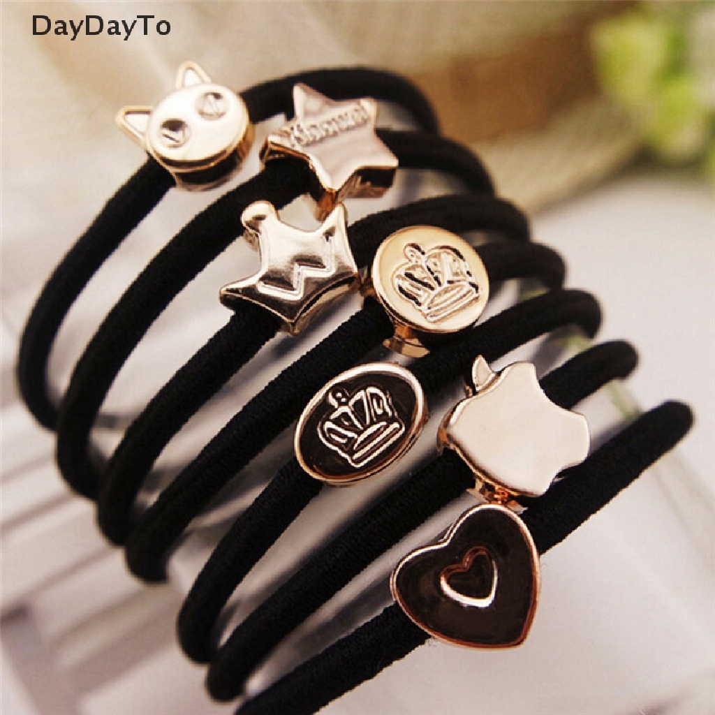 Set 10 Dây Cột Tóc Co Giãn Thời Trang Cho Nữ