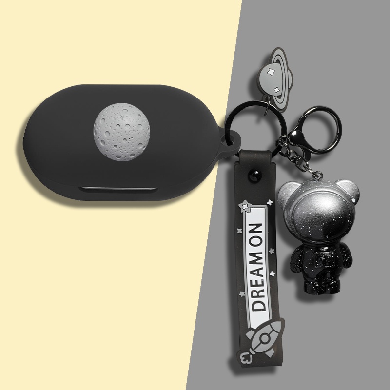 Vỏ Bảo Vệ Hộp Sạc Tai Nghe Bluetooth OPPO Enco Buds W11 Bằng Silicon Mềm Chống Sốc Hình Pikachu/Phi Hành Gia