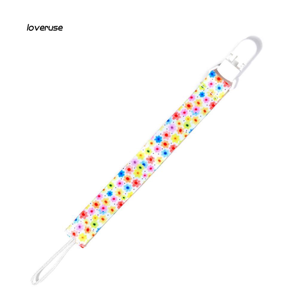 Dây giữ ti giả có kẹp gắn áo em bé tiện dụng chất lượng cao