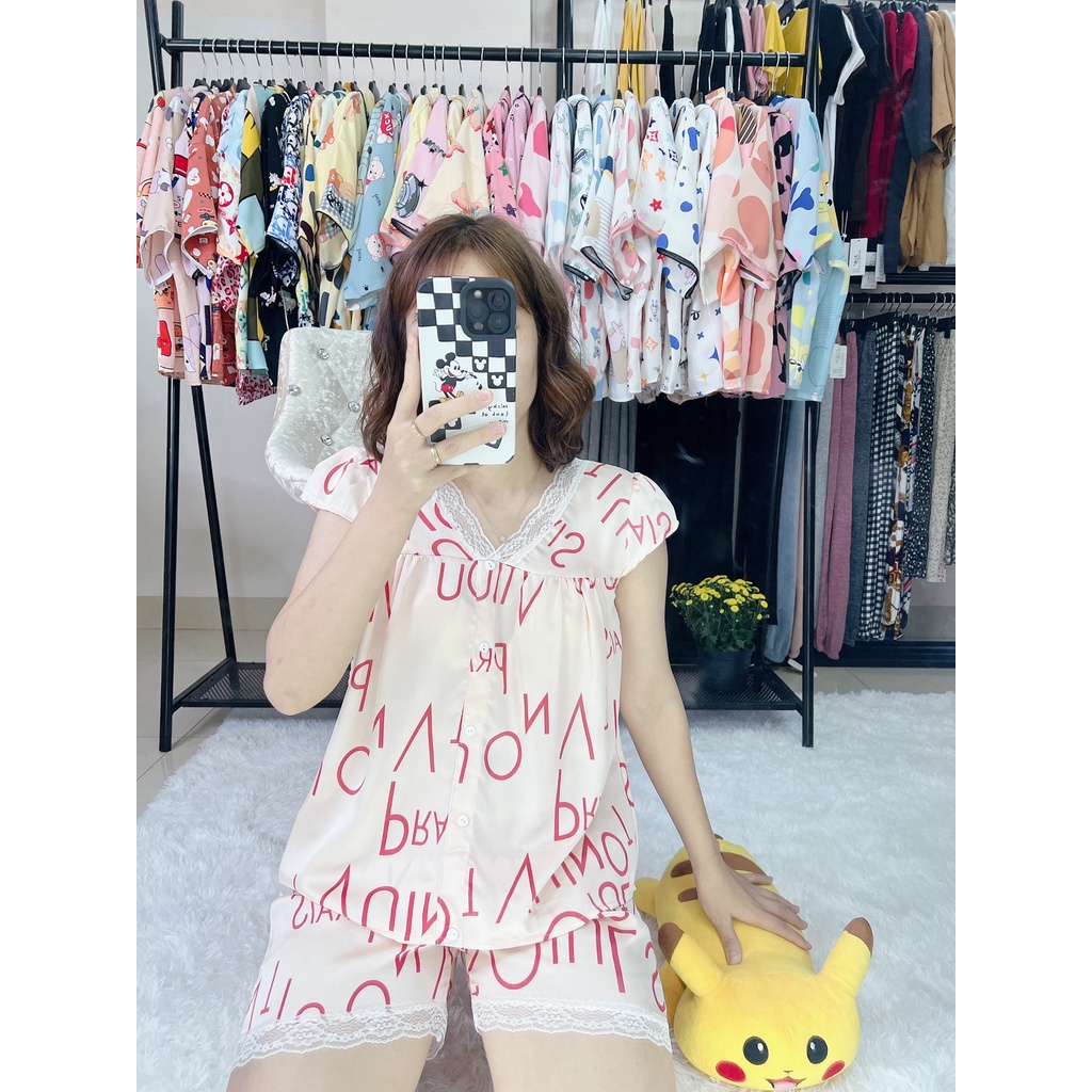 BỘ Pijama LỤA CAO CẤP - VIỀN REN QUYẾN RŨ - MỀM MỊN - MÁT MẺ - HÀNG HOT THEO NĂM THÁNG
