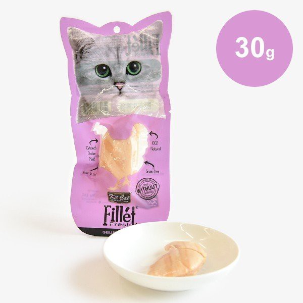 snack Kitcat FILLET FRESH vị gà nướng 30g cho mèo