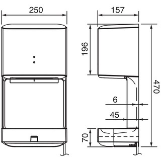 Máy Sấy Tay Panasonic FJ-T09A3 ( Có Khay Nước)
