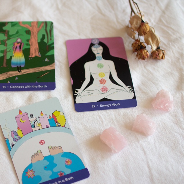 Bộ bài oracle Sacred Self Care Oracle Decks - Order trực tiếp Hay House