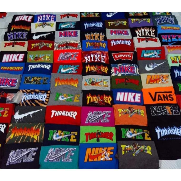 áo phông mỹ logo hiệu THRASHER DREW NIKE unisex form rộng nam nữ đều mặc được * !