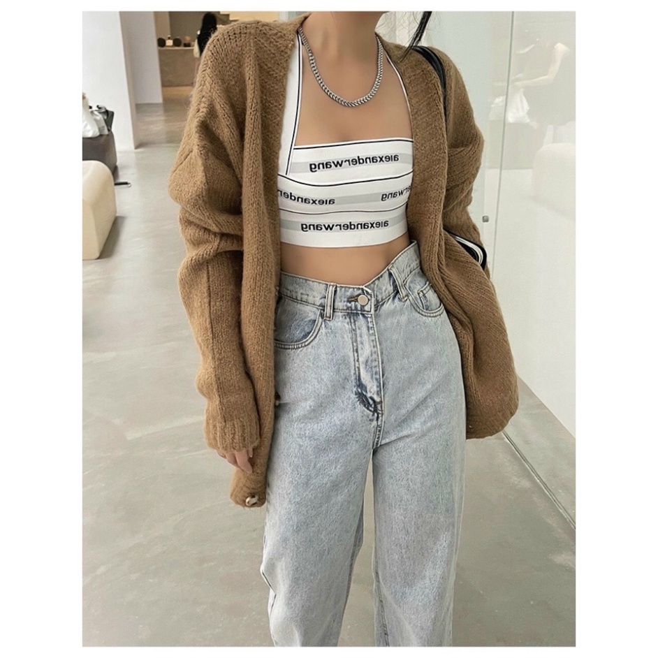 Áo Bra Chun Wang Nữ 2 dây ôm sát body phong cách cá tính nội y xanh hàng đẹp thấm hút mồ hôi