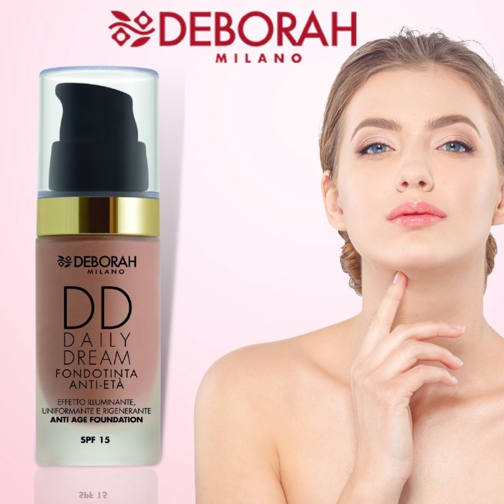 Kem nền DEBORAH DD DAILY CREAM 30ml Che Khuyết Điểm, Chống Lão Hóa, Chống Nắng, Giúp Da Tươi Sáng [Hàng chính hãng]