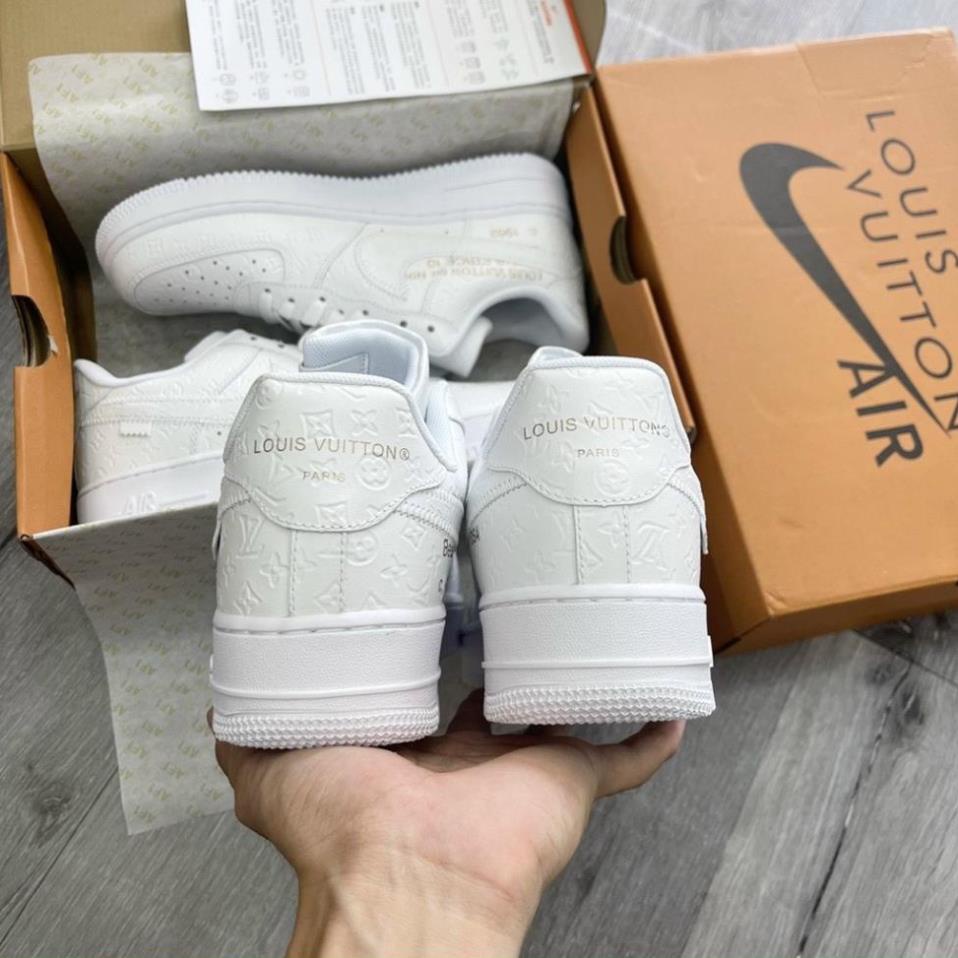 Giày thể thao A_F1 LV xanh lá-trắng 2023, Giày sneaker A_F1 lv dành cho nam nữ hàng chuẩn S.CẤP full bill box phụkiện