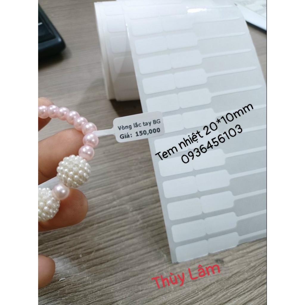 Máy in tem phụ kiện trang sức Xprinter XP 350B - Máy in nhiệt in tem nhiệt trang sức 20*10mm giấy bóc dán