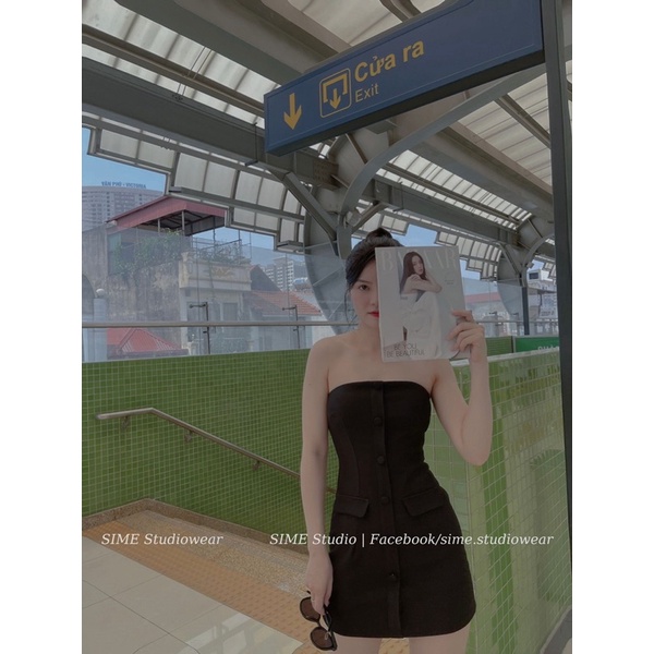 Váy quây cúp HELEN Dress ULLZANG 2022 SIME Studio