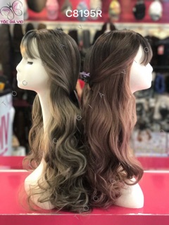 Tóc nguyên đầu nhuộm chân