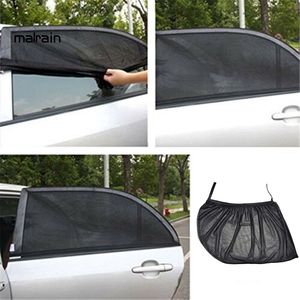 Set 2 lưới chống muỗi gắn cửa xe ô tô thiết kế tiện dụng