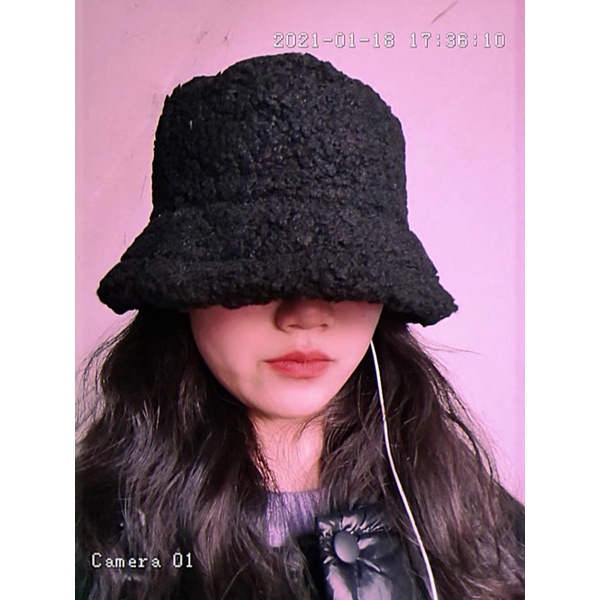 [CÓ SẴN][TẶNG QUÀ] Mũ bucket lông cừu phong cách Hàn Quốc Hot trend mềm mại - TRE16 - Deartrevor