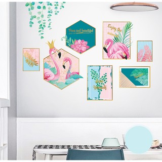 Decal dán tường Khung ảnh chim hạc số 2