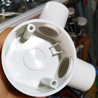 Hộp nối 2 ngã vuông PVC đường kính 25