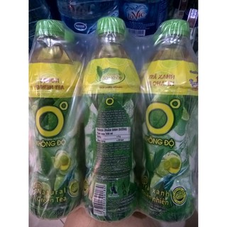 Trà Xanh Không Độ 455ml Combo 3 chai