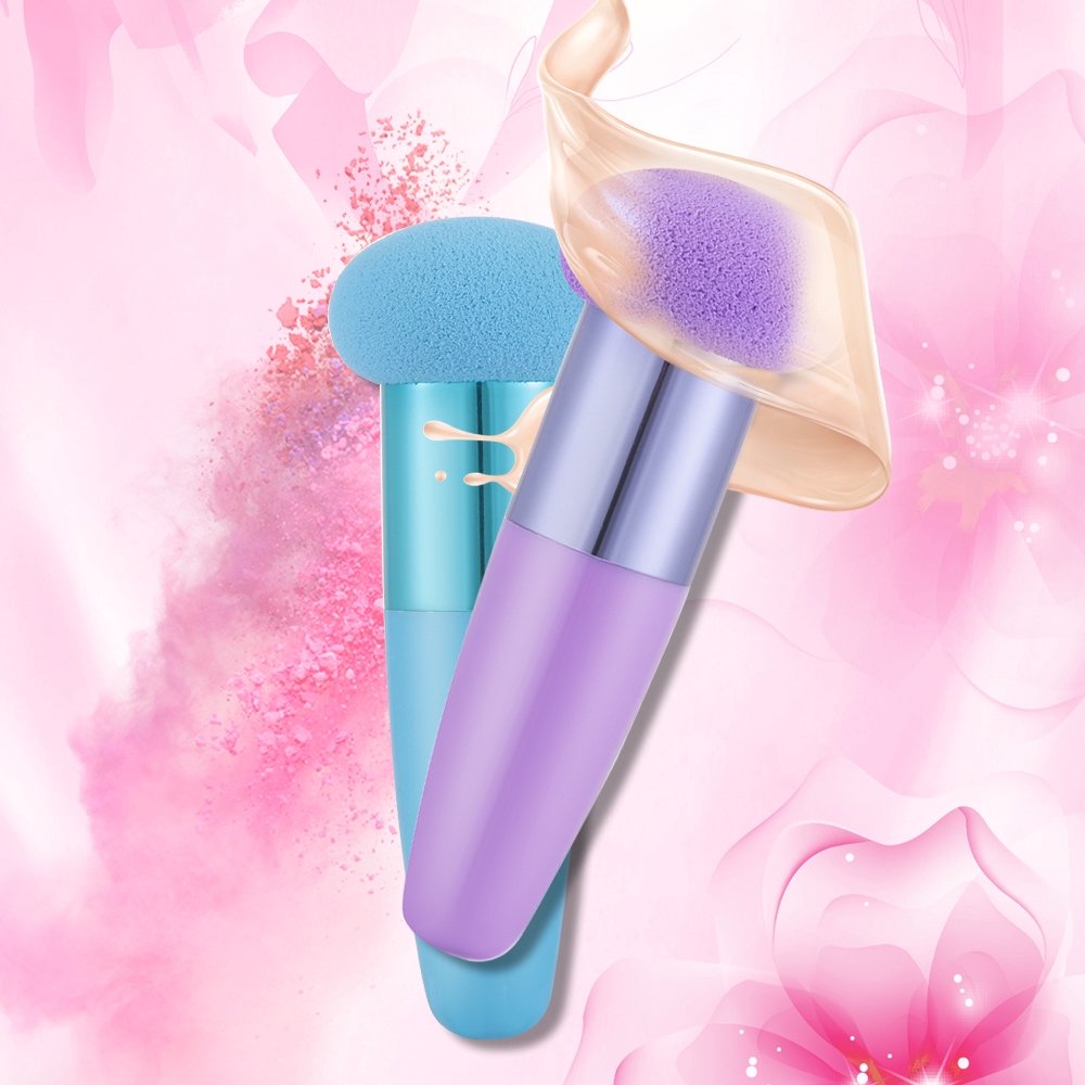 Fashion Cute Mushroom Head Foundation Powder Sponge dry &amp; wet purpose puff Face Makeup Brushes Tools