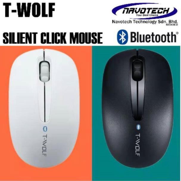 Chuột bluetooth T-WOLF Q3B kết nối qua tín hiệu bluetooth trên điện thoại, máy tính bảng,