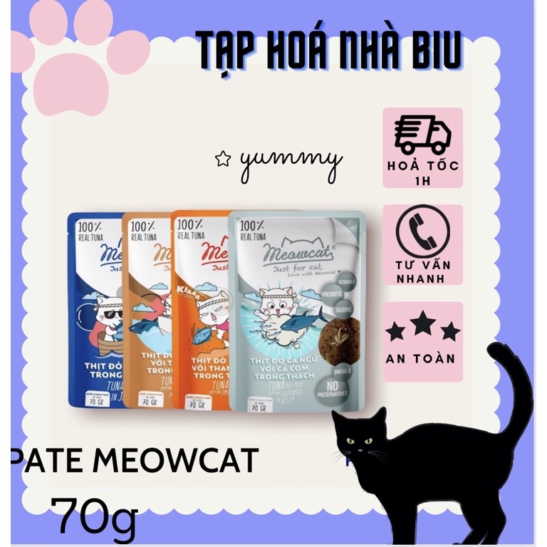 [Pate cho mèo] Pate meowcat 70g cho mèo