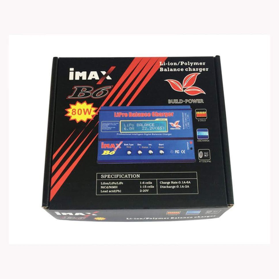 Bộ Sạc iMax B6 80W Sạc Cân Bằng Đo Dung Lượng Pin, Ắc quy