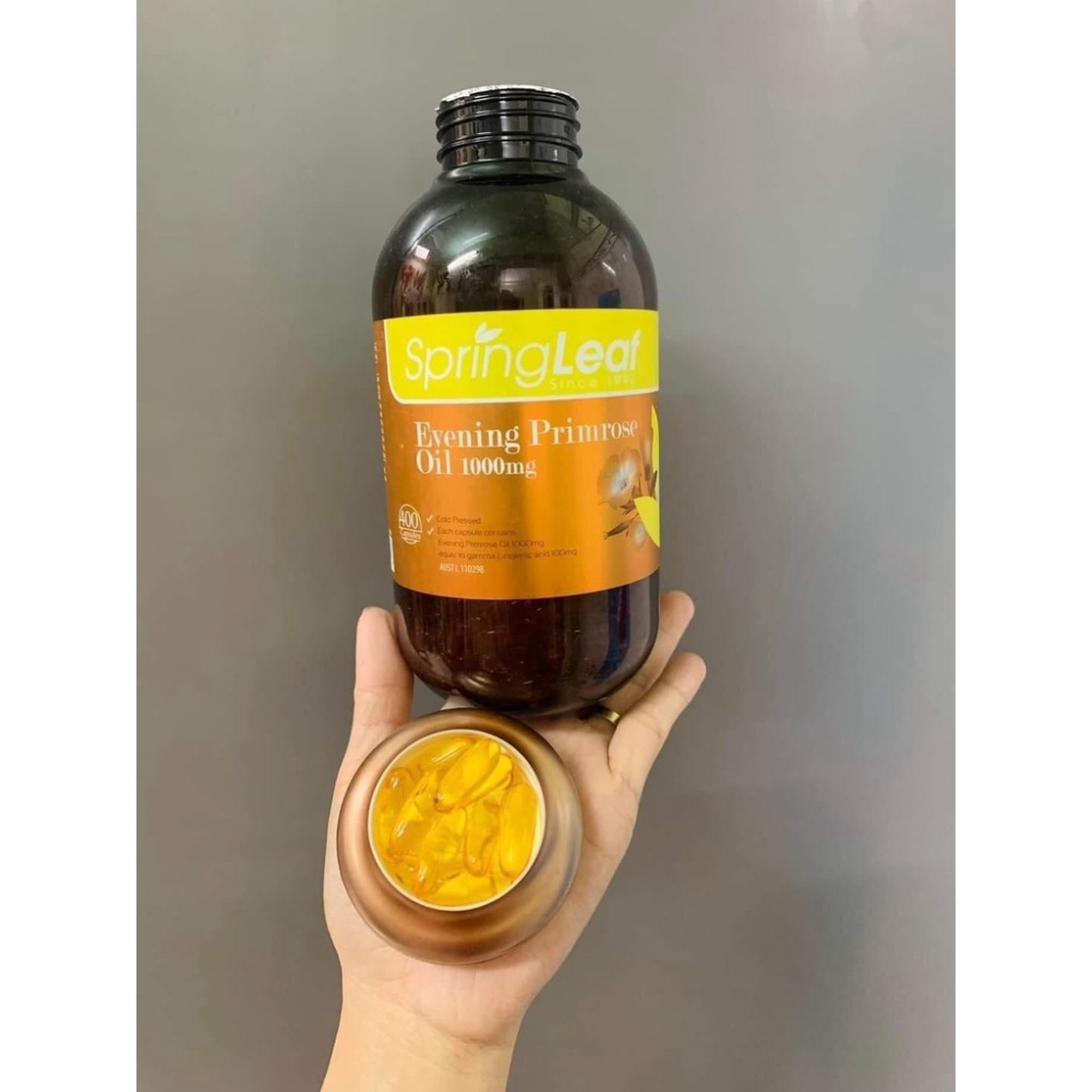 Tinh Dầu Hoa Anh Thảo 1000mg SPRING LEAF 180 viên - Xuất xứ Úc