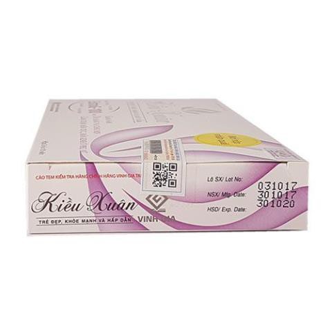 [CHÍNH HÃNG ] Kiều Xuân viên uống có tem cty VINH GIA - Trẻ đẹp, khoẻ mạnh và hấp dẫn - Hộp 20 viên