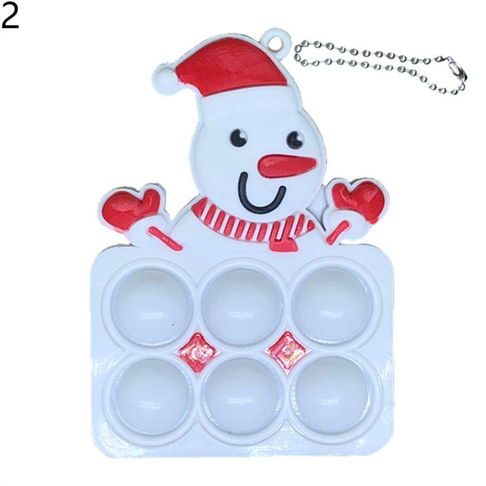 Móc Khóa Hình Ông Già Noel / Người Tuyết Giúp Giảm Căng Thẳng