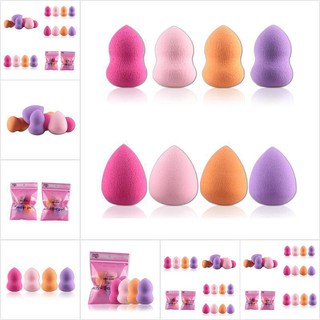 Set 4 Mút Trang Điểm Hình Giọt Nước Nhiều Hình Dạng