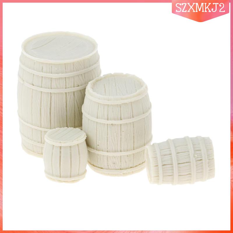Set 4 Mô Hình Cát Chảy 4x Bằng Nhựa Resin 1: 35 Làm Đồ Thủ Công Nghệ Thuật