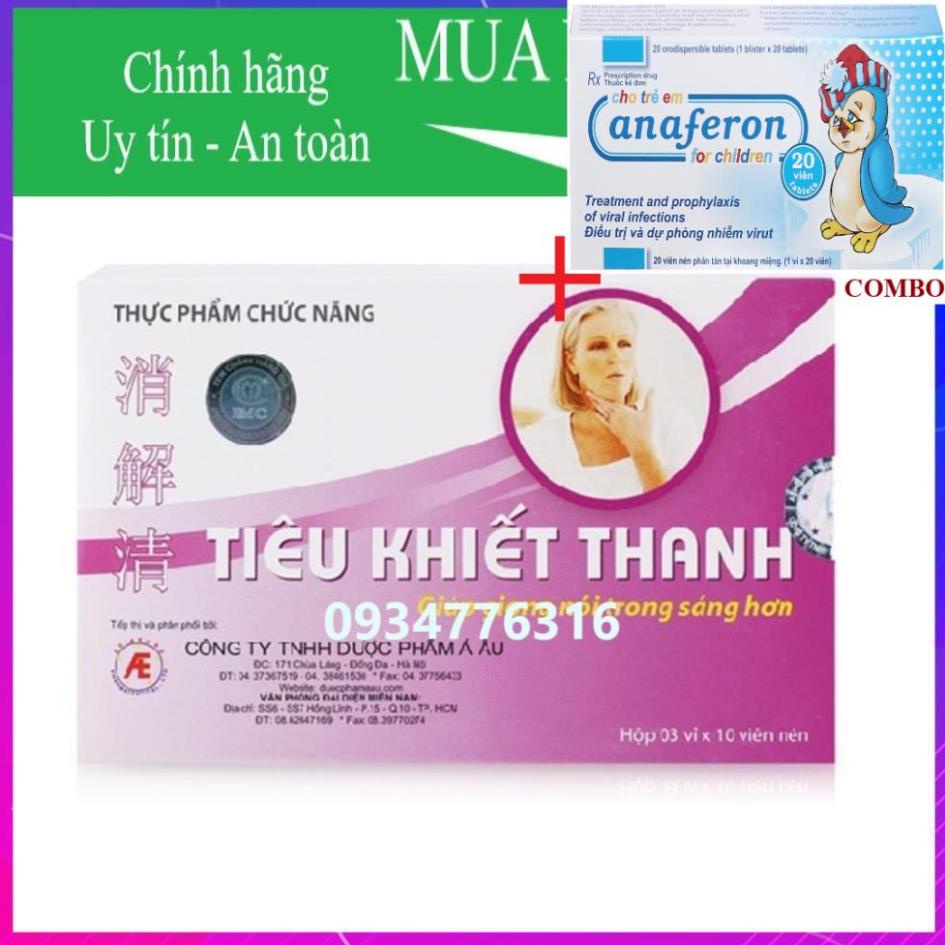 Combo Chim cánh cụt Nga+ ✅ Viên uống hỗ trợ viêm thanh quản Tiêu Khiết Thanh