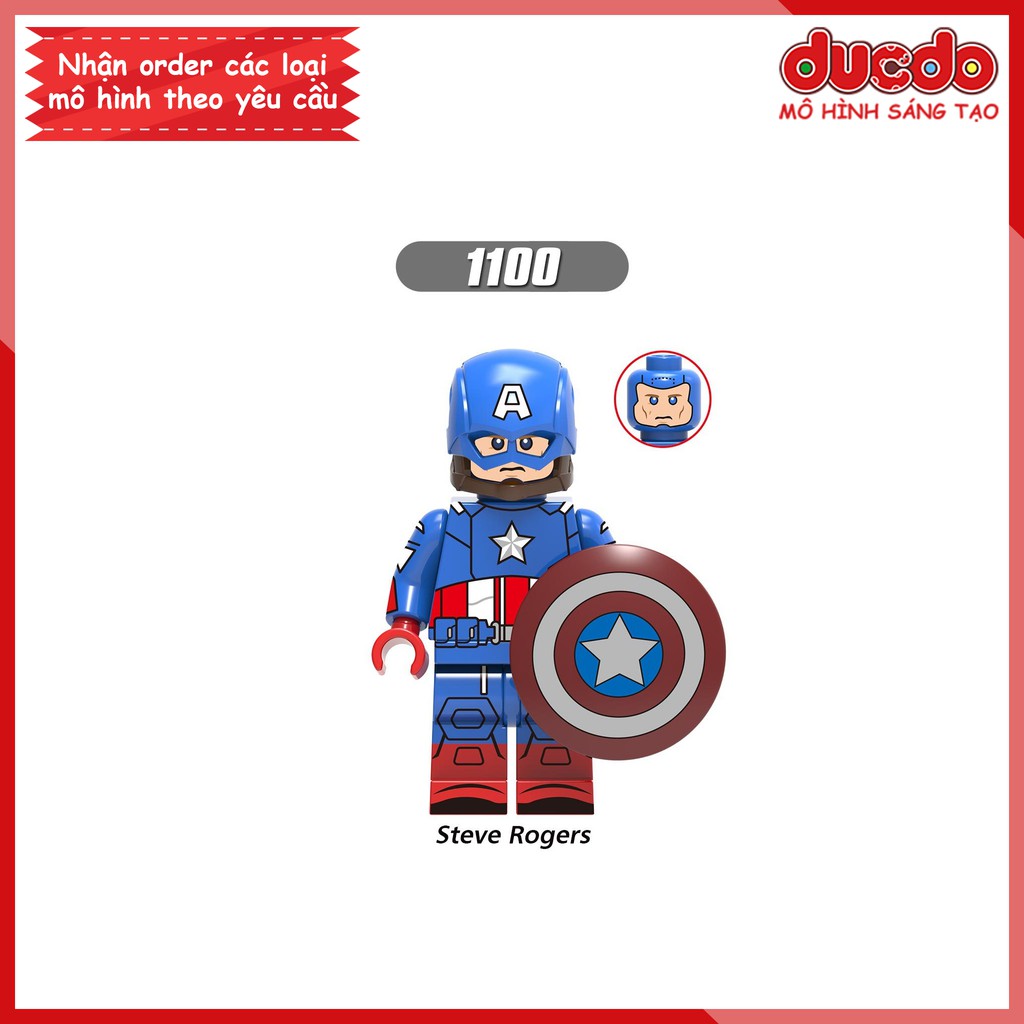 Minifigures các mẫu nhân vật Captain America tuyệt đẹp - Đồ Chơi Lắp Ghép Xếp Hình Mini Mô hình Iron Man XINH X0236