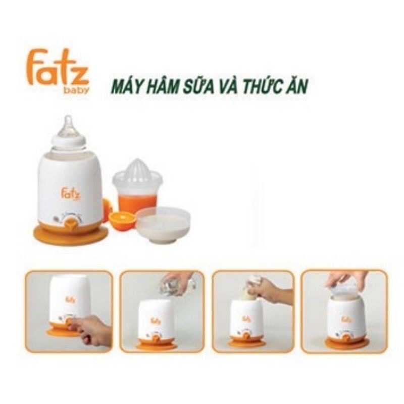 Máy hâm sữa đơn 4 chức năng fatzbaby FB4002SL