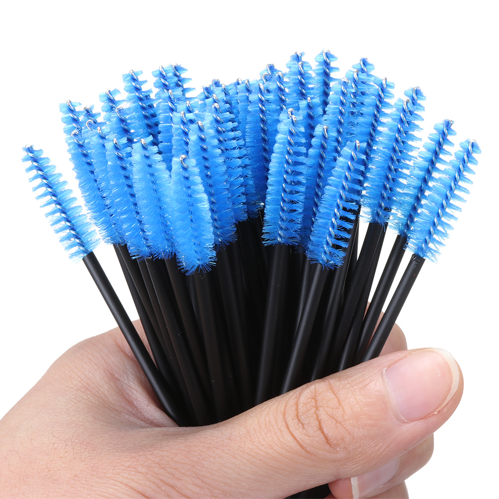 [Hàng mới về] Set 50 cọ chải lông mi/lông mày dùng 1 lần chuyên dụng cho trang điểm