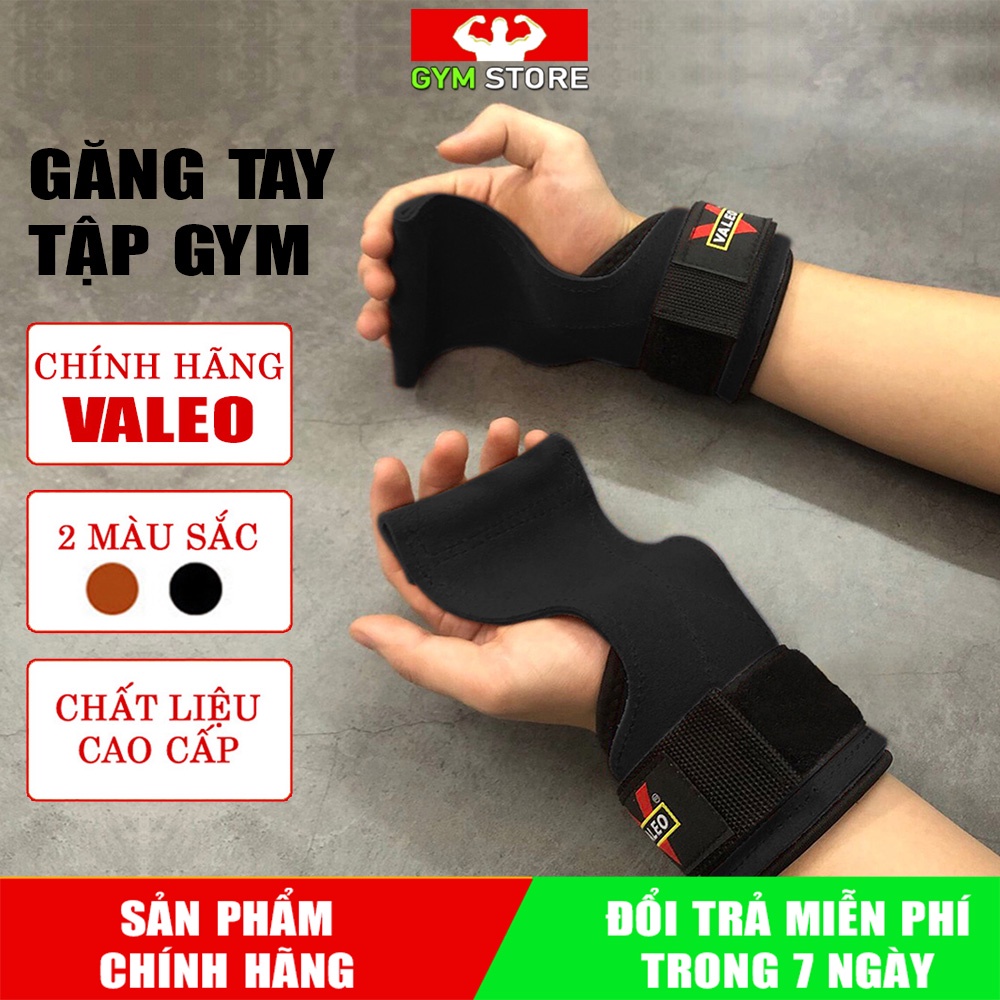 Lifting Grips - Găng Tay Kéo Lưng VALEO hỗ trợ tập Gym - Lên xà, nâng tạ, kéo lưng (1 Đôi)