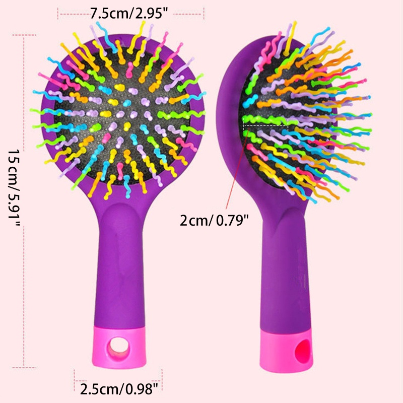 Lược Chải Tóc Chống Tĩnh Điện Có Gương Tiện Dụng YOUYO