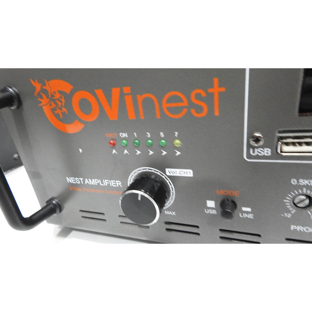 Amply nhà yến Covinest CV-9 thế hệ mới công suất 600 loa ru - Âm thanh nhà yến đỉnh cao