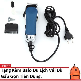 Tông đơ điện cao cấp kemei 806 - hàng nhập khẩu + tặng kèm balo du lịch gấp gọn