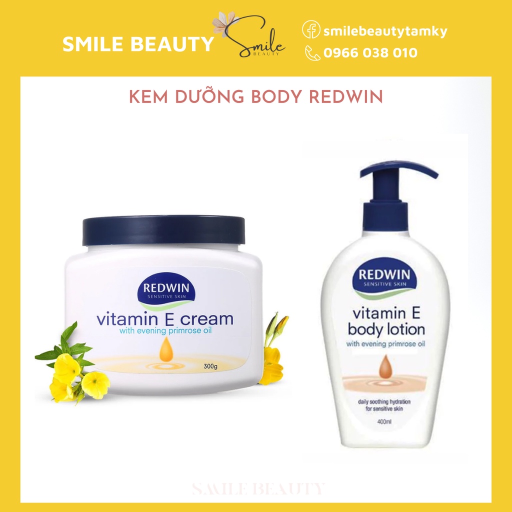 Kem dưỡng da Redwin Vitamin E Cream 300g