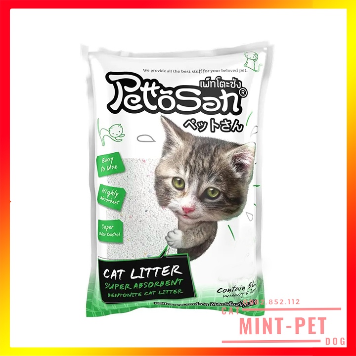 Cát Vệ Sinh Cho Mèo Siêu Rẻ Siêu Tiết Kiệm Bao 8L &amp; 5L- Cát Mèo Giá Rẻ #MintPet