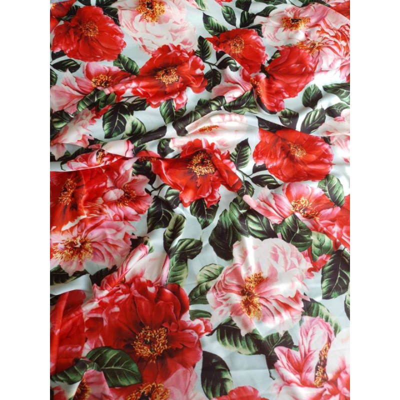 vải lụa satin hoa