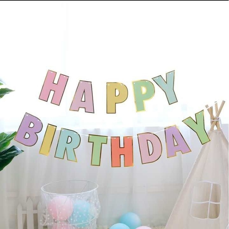 Dây Treo Trang Trí 3M Chữ Happy Birthday