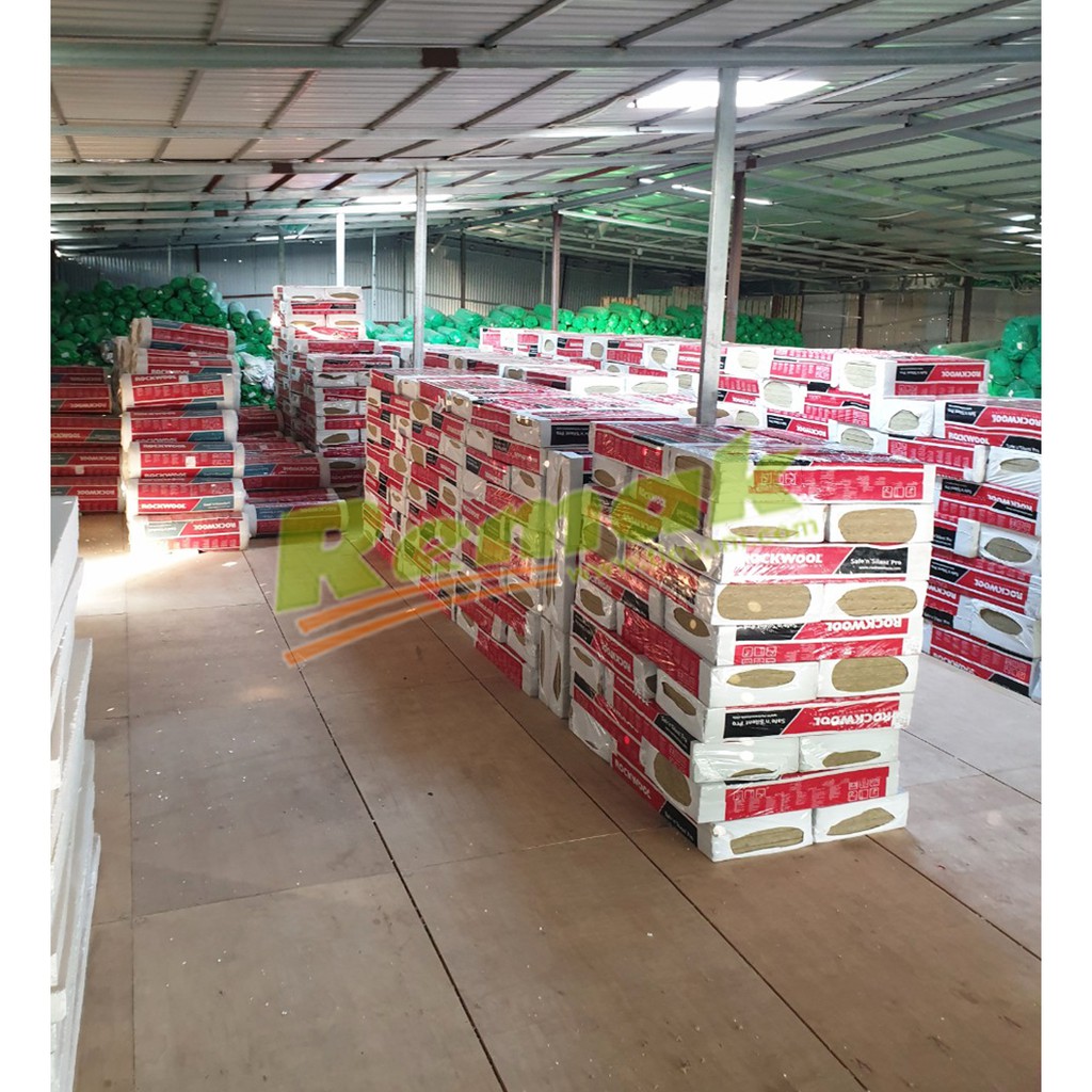 Bông sợi khoáng Cách âm Cách nhiệt Rockwool Nhập khẩu chính hãng Thailand