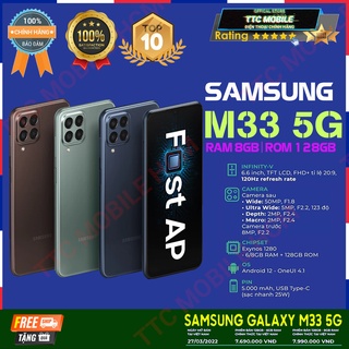 Điện thoại Samsung Galaxy M33 5G 8GB|128GB