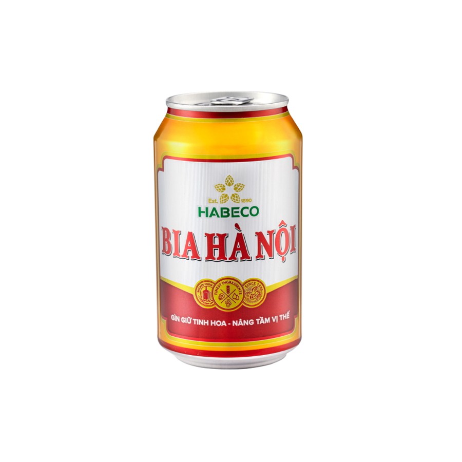 Thùng Bia Hà Nội Lon 24 x 330ml (Giao Hàng: Now / Grab)